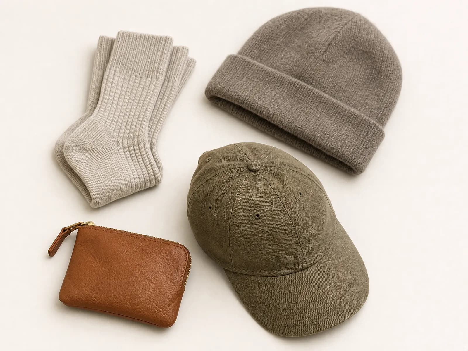 Accessories — Hats · Caps · Socks